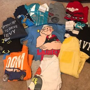 Toddler boys 4t long sleeve shirt lot.